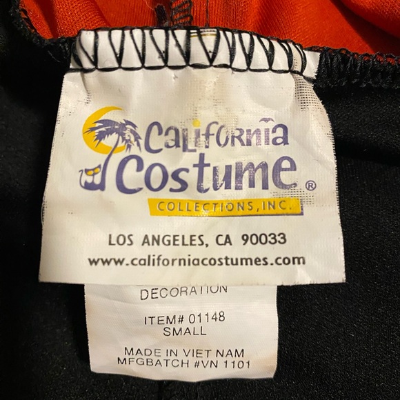 Women Halloween Costume Black and Red Dress Size Small - Picture 5 of 7